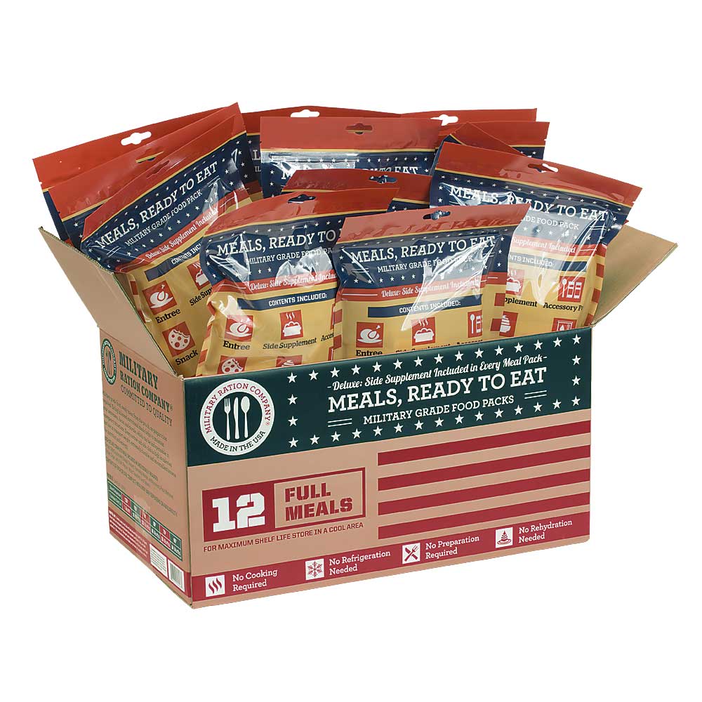 MRE Deluxe Meal Pack (12 Meals) | Military-Grade Emergency Food