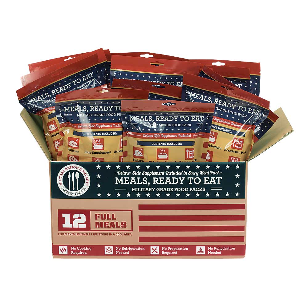 MRE Deluxe Meal Pack (12 Meals) | Military-Grade Emergency Food