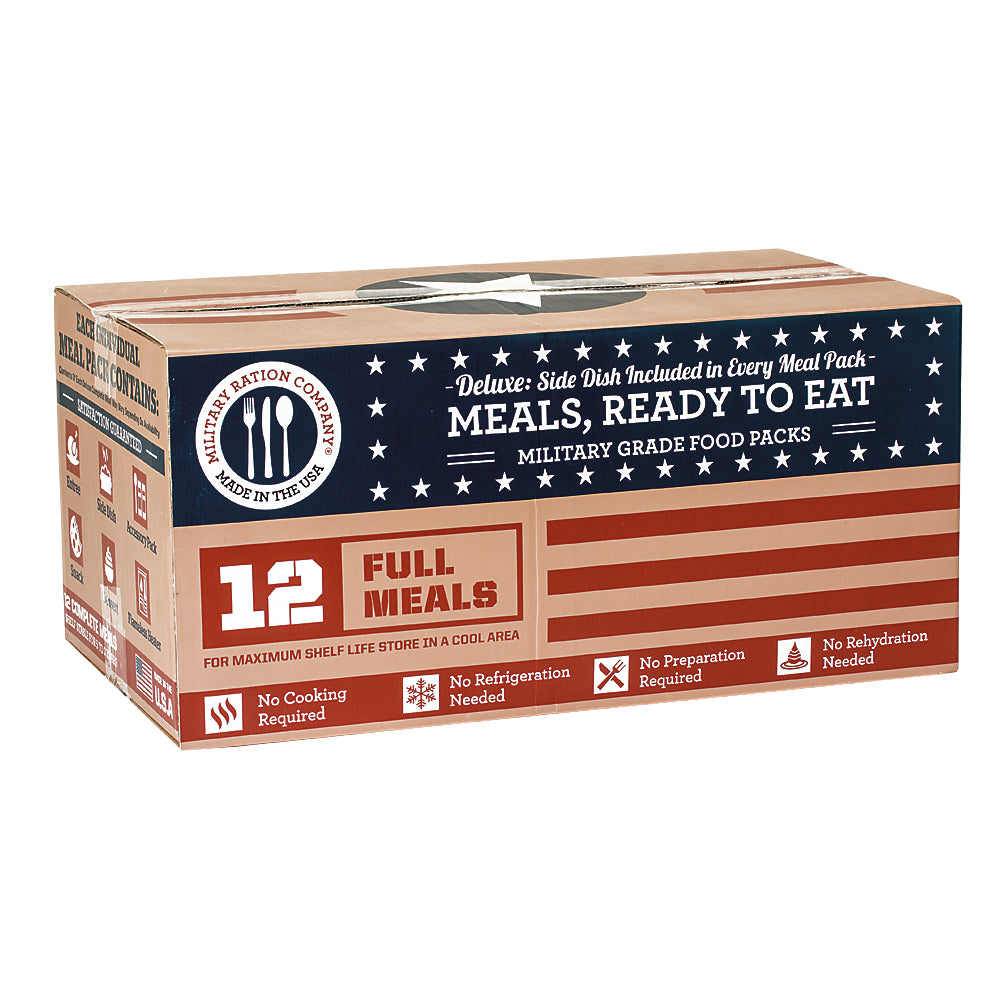 MRE Deluxe Meal Pack (12 Meals) | Military-Grade Emergency Food