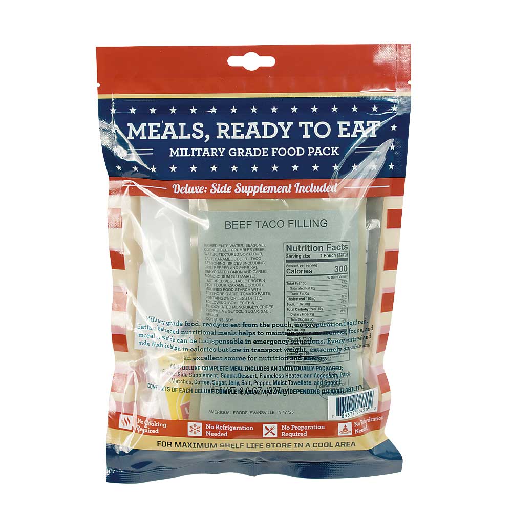 MRE Deluxe Meal Pack (12 Meals) | Military-Grade Emergency Food