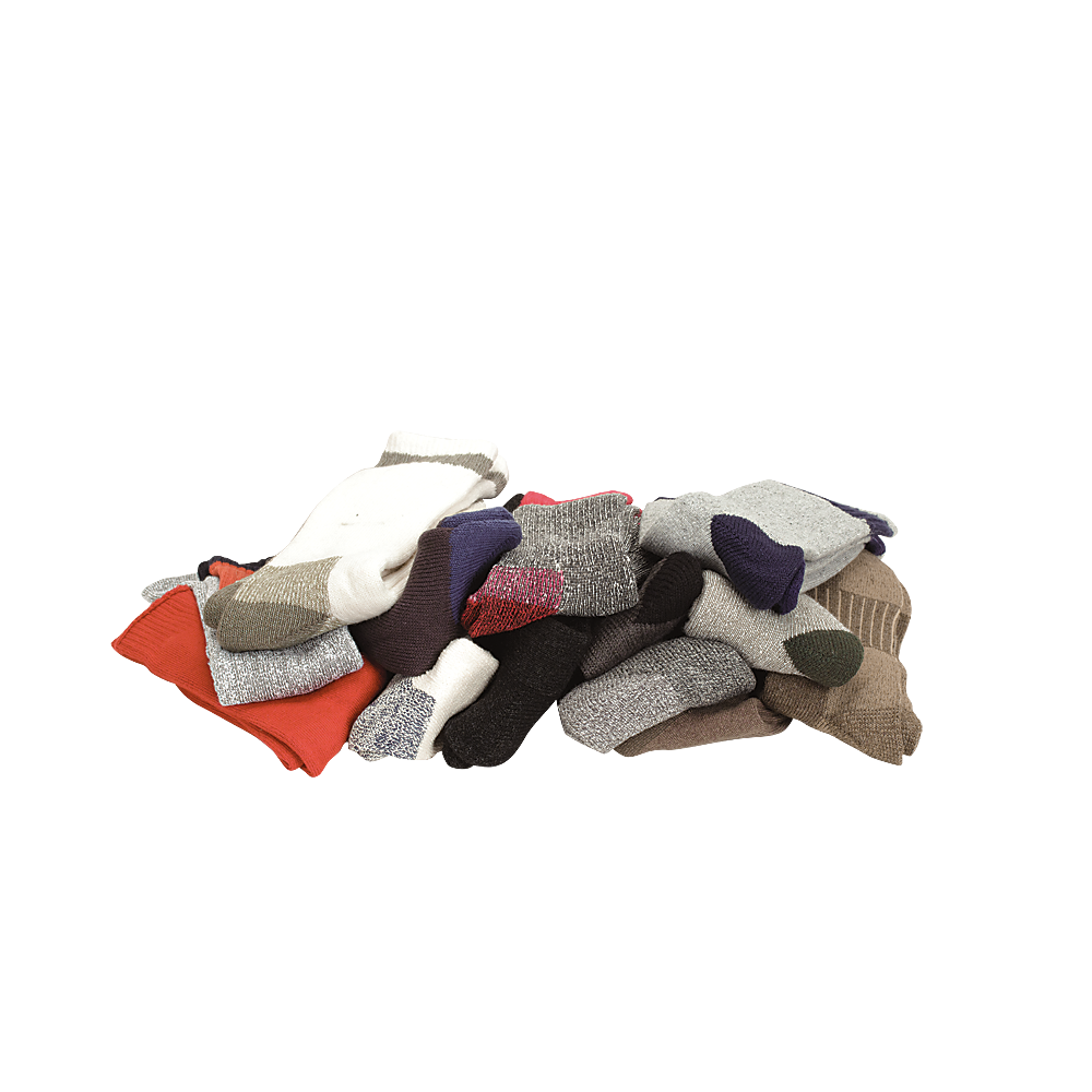 12-Pk Assorted Outdoor Wool Socks