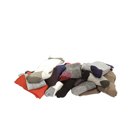 12-Pk Assorted Outdoor Wool Socks