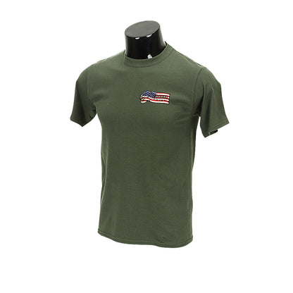 Patriot Banner Ribbon Logo Tee