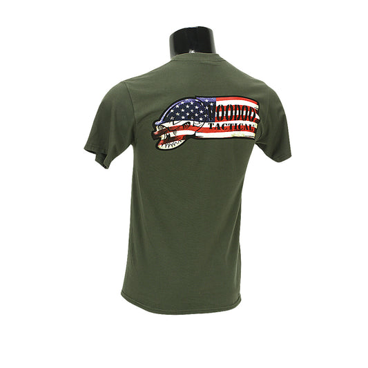 Patriot Banner Ribbon Logo Tee