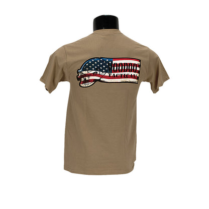 Patriot Banner Ribbon Logo Tee