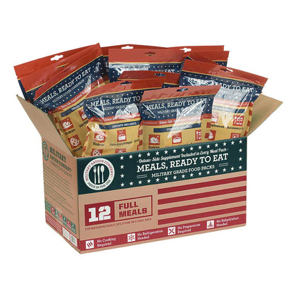 MRE Deluxe Meal Pack (12 Meals) | Military-Grade Emergency Food