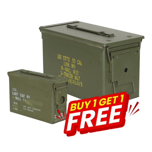 50 Cal Ammo Can (FREE 30 Cal Ammo Can Included)