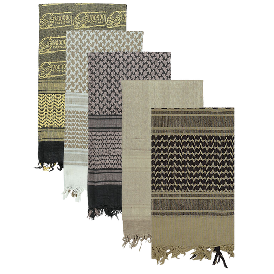 5-Pack Woven Coalition Desert Scarves